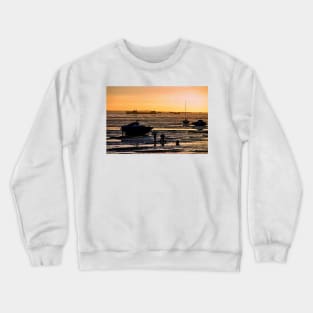 Thorpe Bay Sunset Southend on Sea Essex Crewneck Sweatshirt